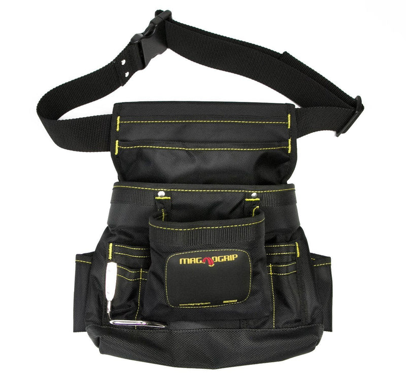 MagnoGrip 002-412 10-Pocket Magnetic Tool Pouch with Belt, Black - NewNest Australia