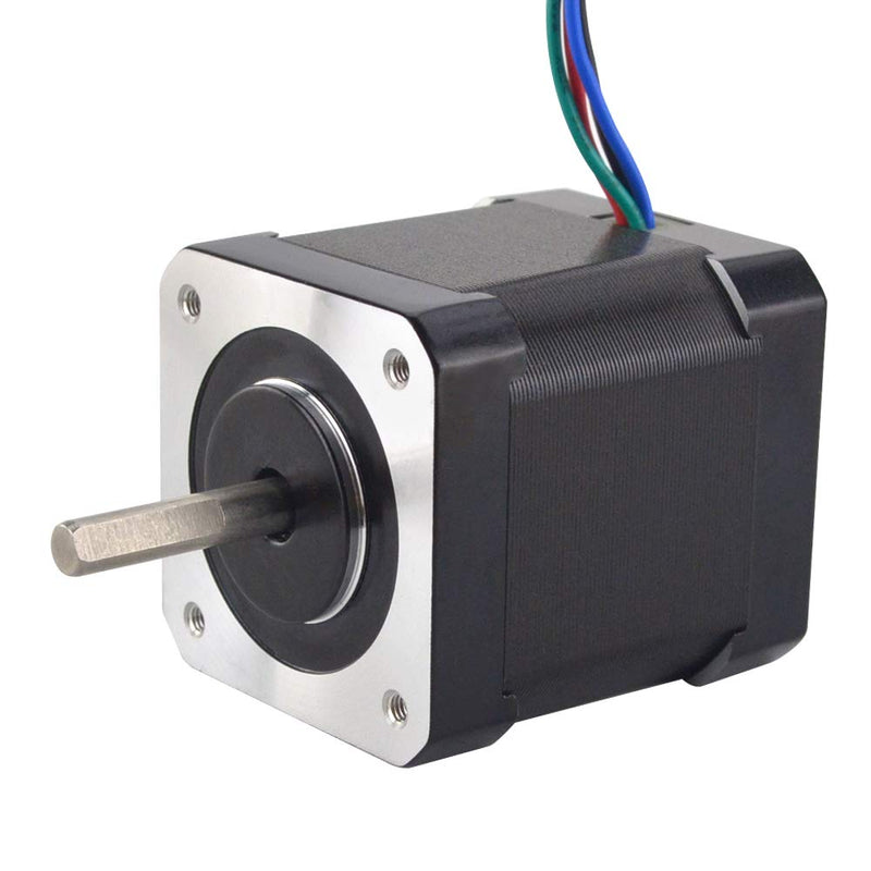 STEPPERONLINE Nema 17 Stepper Motor Bipolar 2A 59Ncm(84oz.in) 48mm Body 4-lead W/ 1m Cable and Connector compatible with 3D Printer/CNC - NewNest Australia