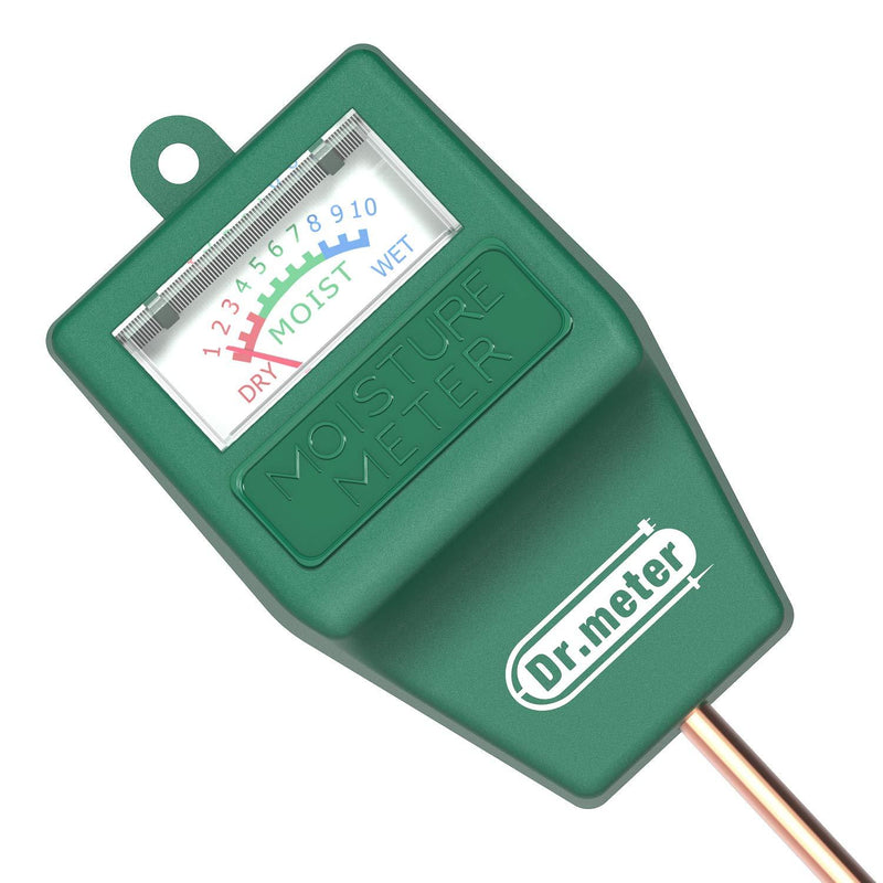 Soil Moisture Meter, S10 Soil Test Kit, Dr.meter Moisture Meter for Plants, Plant Water Meter for Garden Lawn Farm Indoor & Outdoor Use, Soil Tester Hygrometer Sensor for Plant Care, No Battery Needed Green - NewNest Australia