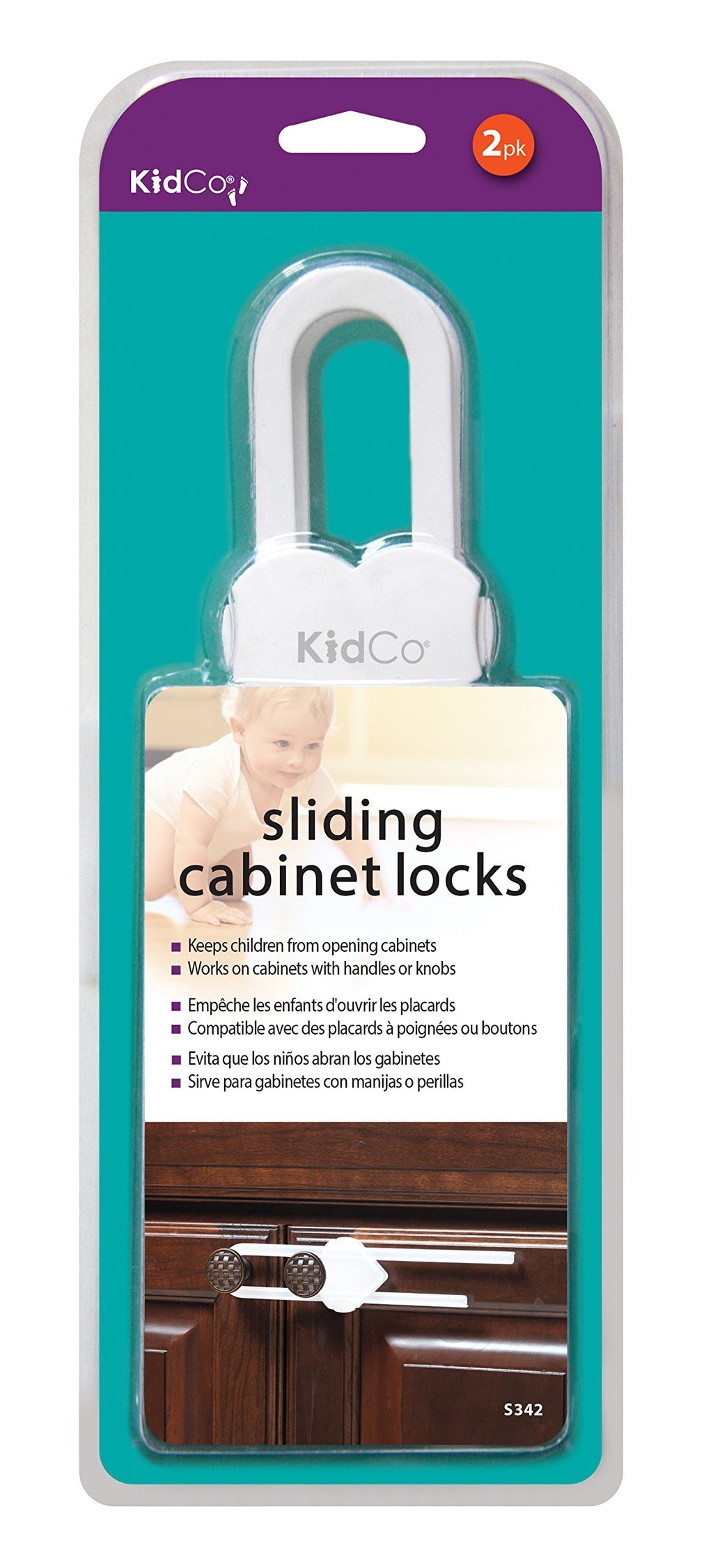 KidCO 2 Count Sliding Cabinet and Drawer Lock - NewNest Australia