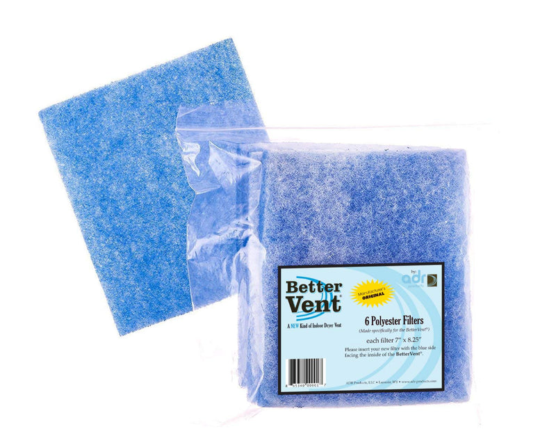 BetterVent Polyester Filter Replacements - Official Manufacturer’s Product, 6-Pack - NewNest Australia