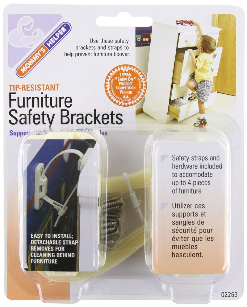 Mommy's Helper - Tip Resistant Furniture Safety Brackets, (2 Pack) - NewNest Australia