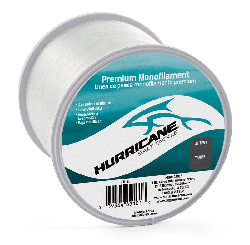 Hurricane Premium Saltwater Monofilament Line, 1/4-Pound Spool/40-Pound Test, black, 1/4-Pound Spool/40-Pound Test - NewNest Australia