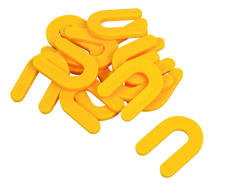 Brutus 99802BR Pail of 100 Horseshoe Shim Tile Spacers, 3/16-Inch, Yellow - NewNest Australia