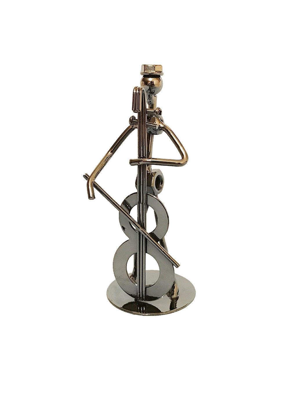 NewNest Australia - 5" Metal Musician Player Collectible Figurine - Cello Player 