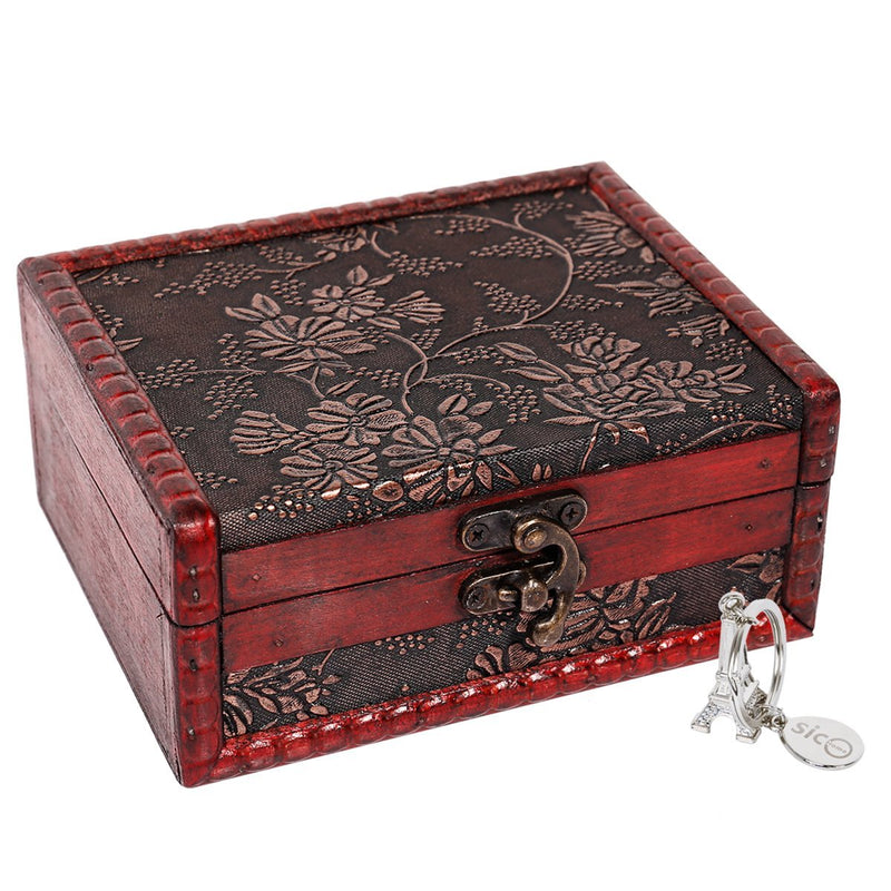 NewNest Australia - SICOHOME Treasure Box, 5.46" Tarot Cards Box for Trinkets,Taro Cards,Gifts and Home Decor 5.46" 