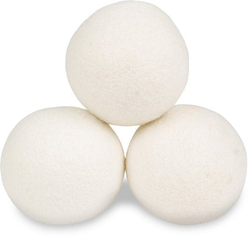 Wool Dryer Balls - Smart Sheep 3-Pack - XL Premium Natural Fabric Softener Award-Winning - Wool Balls Replaces Dryer Sheets - Wool Balls for Dryer - Laundry Balls for Dryer - Reusable Dryer Balls… 3 Count (Pack of 1) - NewNest Australia