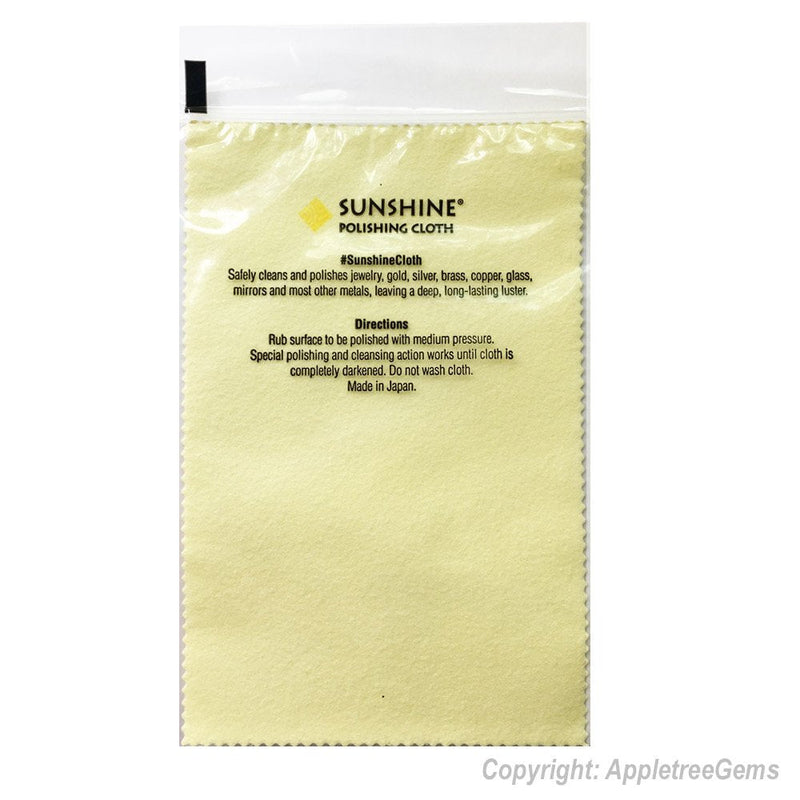 3 Sunshine Polishing Cloths for Sterling Silver, Gold, Brass and Copper Jewelry Polishing Cloth - NewNest Australia