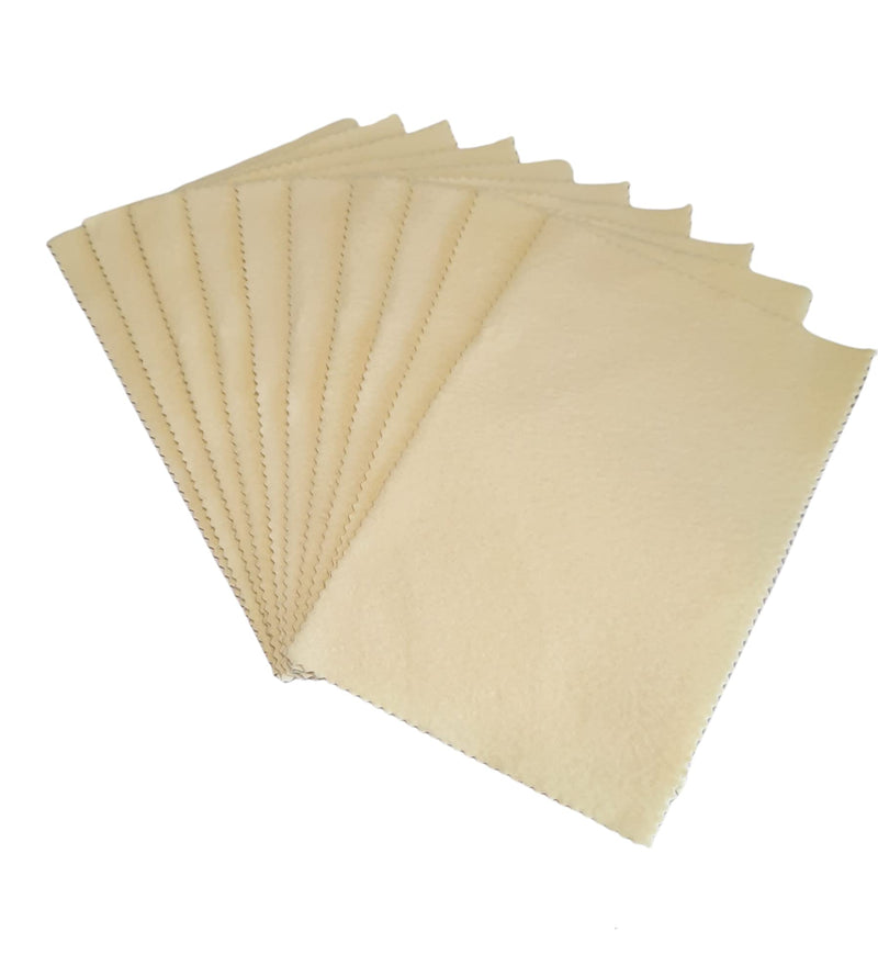 10 Sunshine Silver Polishing Cloth for Sterling Silver, Gold, Brass and Copper Jewelry Polishing Cloth - NewNest Australia