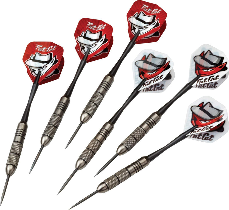 Fat Cat Twin Pack Steel Tip Darts, 19 Grams Multi - NewNest Australia