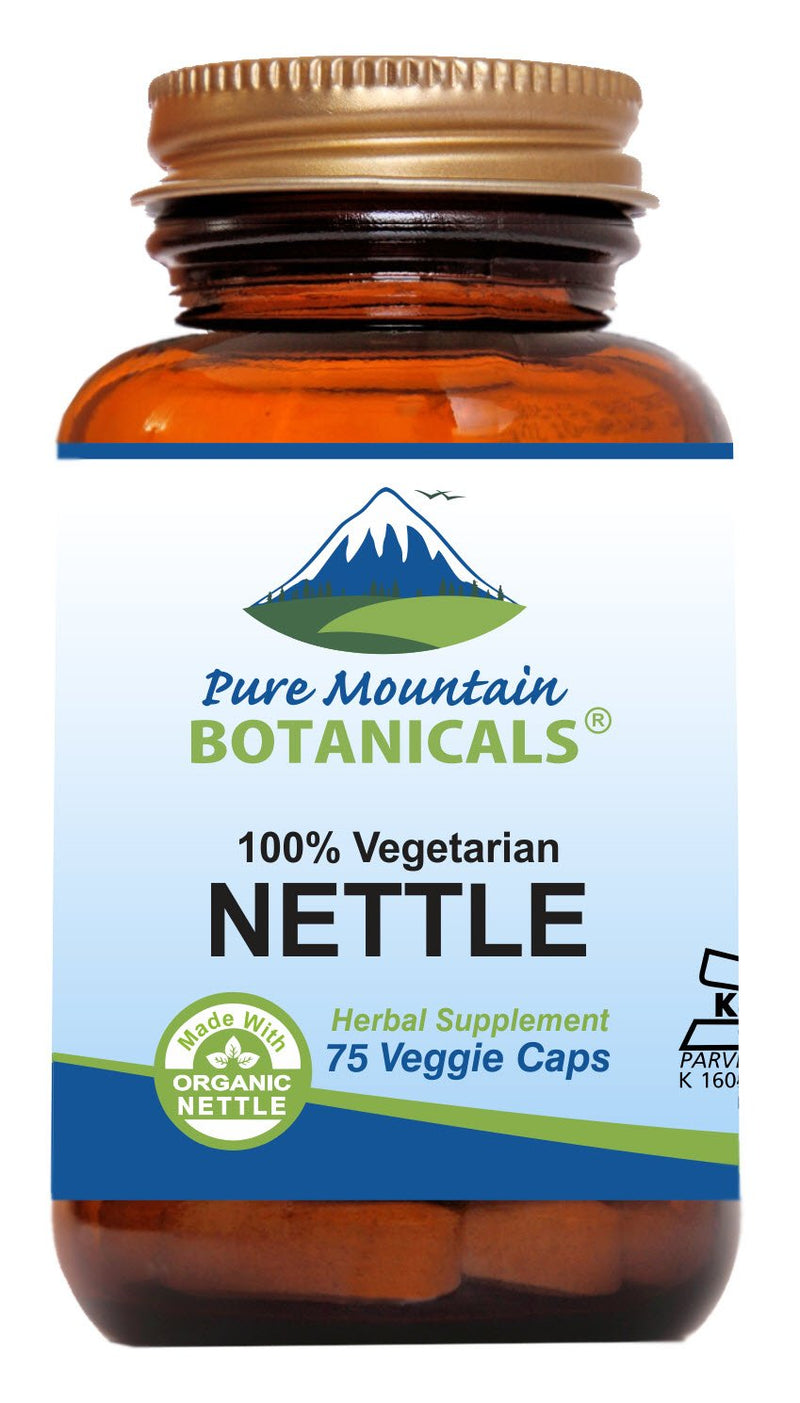 Stinging Nettle Leaf Capsules - Kosher Vegan Caps with 500mg Organic Stinging Nettles Leaf - NewNest Australia