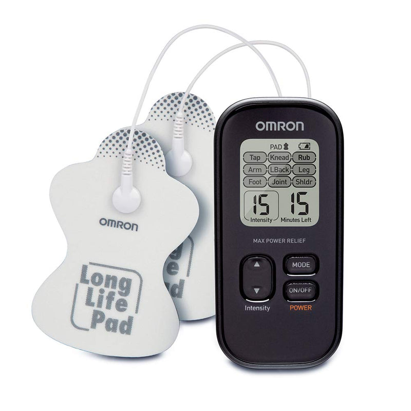 OMRON Max Power Relief TENS Unit Muscle Stimulator, Simulated Massage Therapy for Lower Back, Arm, Shoulder, Leg, Foot, and Arthritis Pain, Drug-Free Pain Relief (PM500) - NewNest Australia
