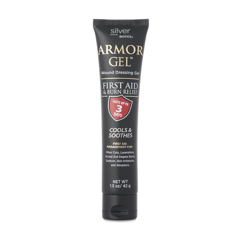 American Biotech Labs - Silver Biotics - Armor Gel Wound Dressing Gel - First Aid and Burn Relief Silver Gel - 1.5 oz designed with silversol technology - NewNest Australia