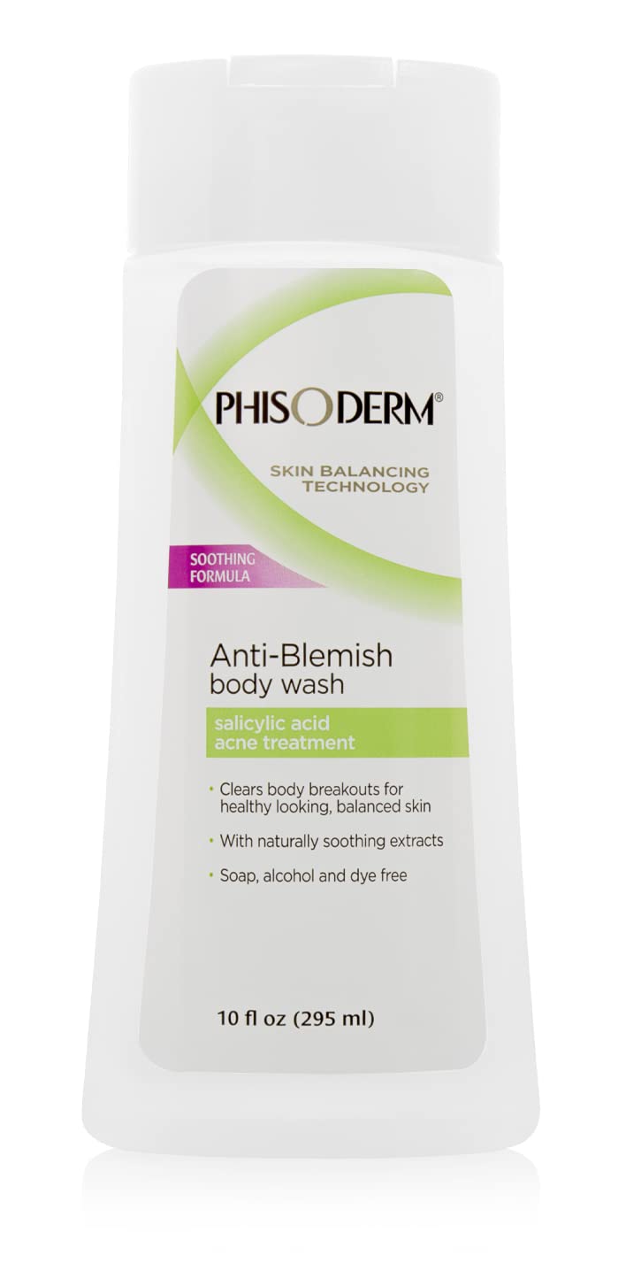 pHisoderm Anti-Blemish Body Wash for Acne, 10 fl oz Bottle - NewNest Australia
