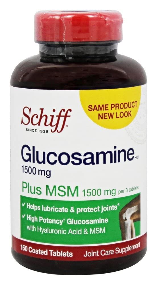 Schiff Glucosamine Plus MSM 1500 mg, 150 Count - NewNest Australia