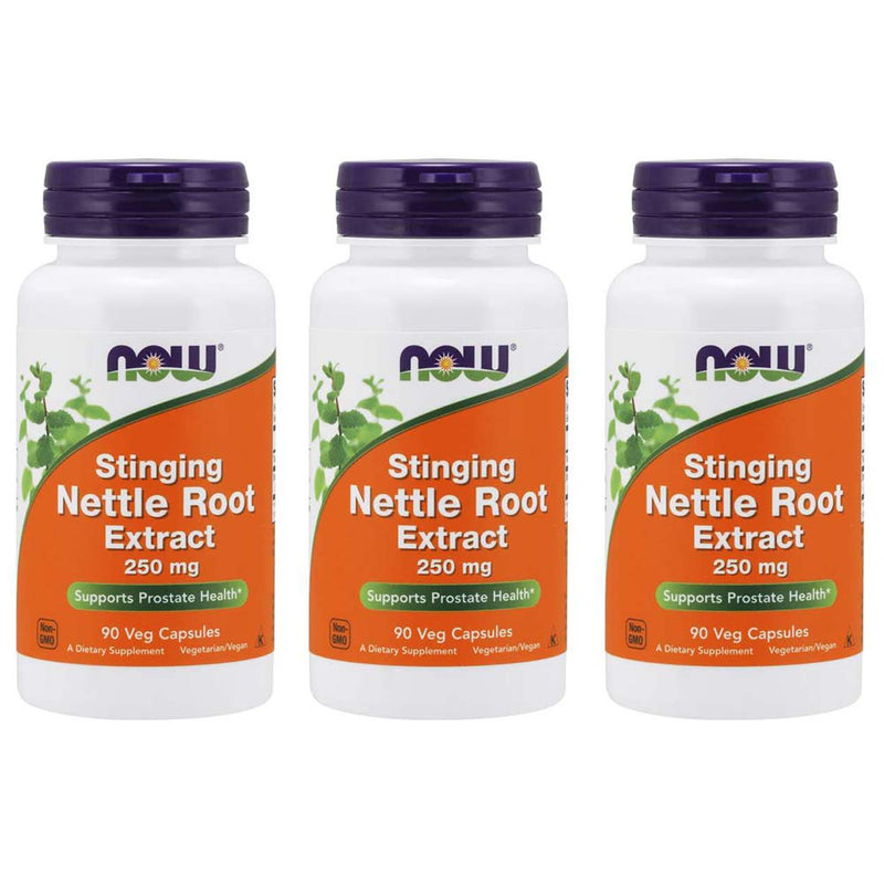 Now Foods Stinging Nettle Root Extract 250mg, Veg-Capsules, 90-Count (Pack of 3) 90 Count (Pack of 3) - NewNest Australia