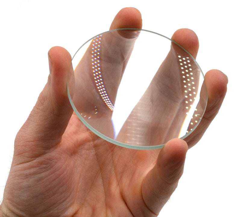 Double Convex Lens, 200mm Focal Length, 3" (75mm) Diameter - Spherical, Optically Worked Glass Lens - Ground Edges, Polished - Great for Physics Classrooms - Eisco Labs - NewNest Australia