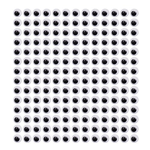 DECORA 6mm Round Wiggly Toy Eye with Self-adhesive 1000 Pieces - NewNest Australia