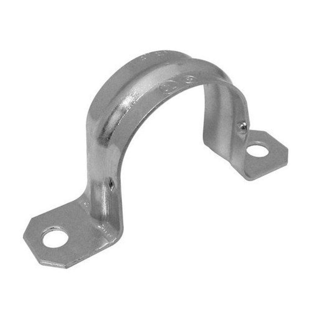 Morris 19415 EMT Pipe Strap, Steel, 2 Holes, 1-1/4" (Pack of 25) 1-1/4 Inch - NewNest Australia