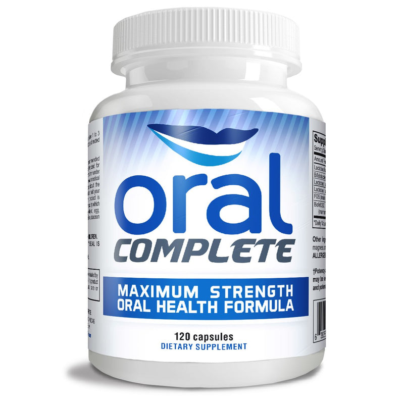 Oral Complete, Dental Probiotics, Bad Breath Treatment Halitosis Tonsil Stone Removal, 120 capsules - NewNest Australia