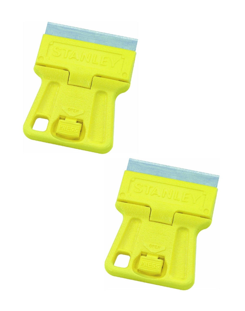 Stanley 28-100 1-3/16" High Visibility Mini Razor blade scraper,yellow,2 - NewNest Australia