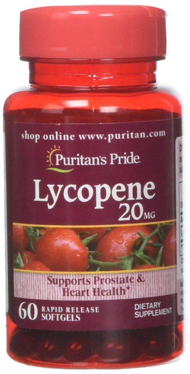 Lycopene 20 Mg, Promotes Prostate and Heart Health, 60 Count by Puritan's Pride - NewNest Australia