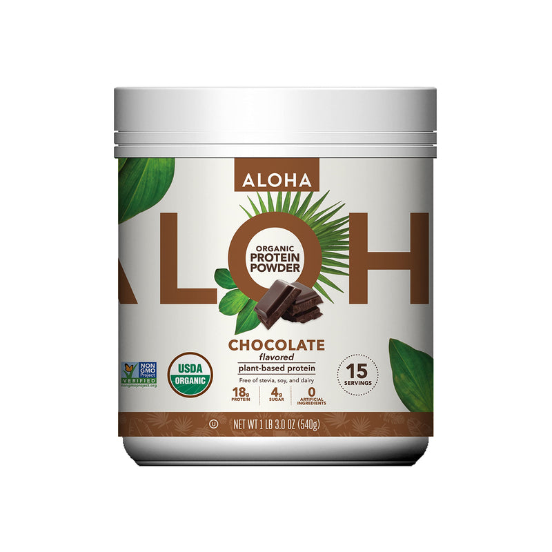 Plant-Based Protein Powder | Organic Chocolate Keto Friendly Vegan Protein with MCT Oil, 19 oz, Makes 15 Shakes, Vegan, Gluten Free, Non-GMO, Stevia Free & Erythritol Free, Soy Free, Dairy Free & Only 4g Sugar - NewNest Australia