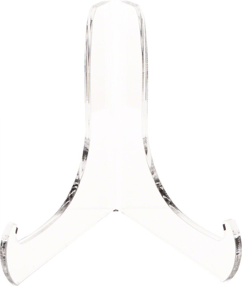 NewNest Australia - Plymor Clear Acrylic 60-Degree Angle Easel with Deep Support Ledges, 6" H x 5.75" W x 4.75" D 1 6" x 5.75" x 4.75" 