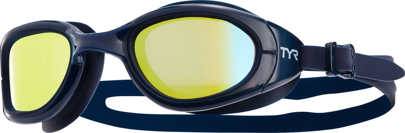 TYR Special Ops 2.0 Swim Goggles with Polarized, Anti-Fog Lenses, for Men and Women Gold/Navy - NewNest Australia