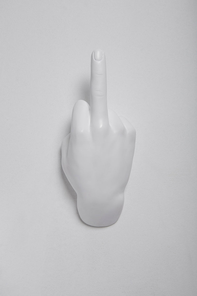 NewNest Australia - Interior Illusions Middle Finger Hand Wall Hook 