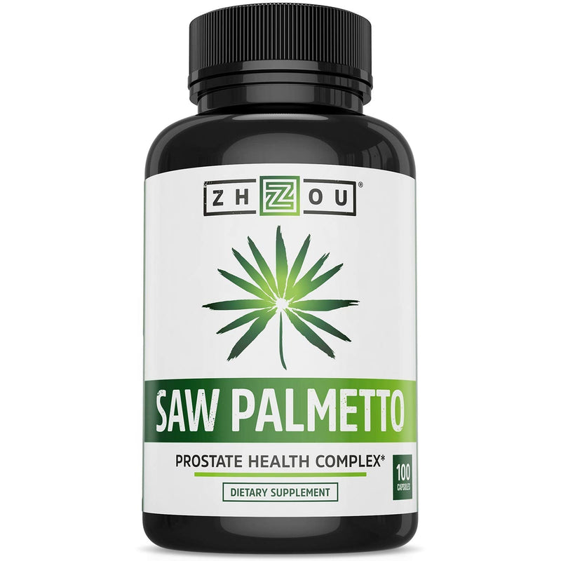 Zhou Saw Palmetto 500 mg | For Prostate Health | Healthy Urination Frequency & Flow | 100 Capsules - NewNest Australia