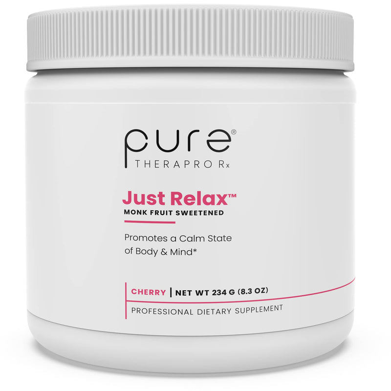 Just Relax - Cherry 60 Servings | Supports: Relaxed Mood, Healthy Blood Pressure, Emotional Wellness, Hormonal Balance* | Myo-inositol; Di-Magnesium Malate, GABA, Taurine, & L-Theanine (Suntheanine) 8.3 Ounce (Pack of 1) - NewNest Australia