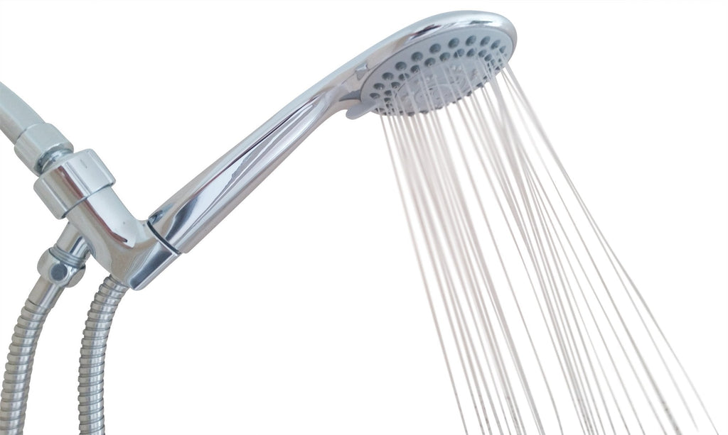 Shower Head - Handheld Rainfall High Pressure and Flow with Removable Water Restrictor – Powerful/Detachable Hand Held Chrome ShowerHead for Best Rain Massage and Relaxation - NewNest Australia