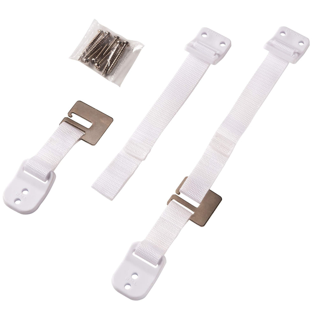 Safety 1st 11014 White Furniture Wall Straps 2 Count - NewNest Australia