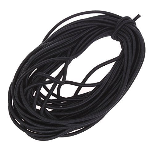 1/8-Inch (3mm) Black Heavy Stretch Round String Elastic Cord (Cut of 10 Yards) - NewNest Australia