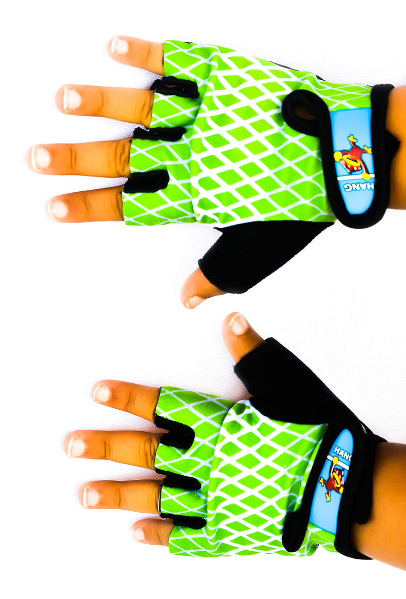HANG Monkey Bar Gloves for Children 7 and 8 Years Old with Grip Control Monkey Bars Kids bar Gloves Kids Gymnastic Gloves Bars Kids Bike Gloves Boys and Girls Scooter and Parkour Climbing Gloves - NewNest Australia