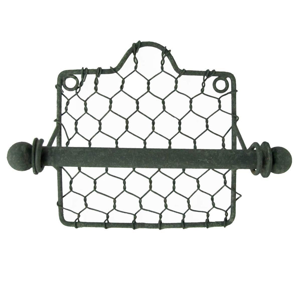 Primitive Country Style Chicken Wire Toilet Paper TP Holder Farmhouse Bath Decor - NewNest Australia