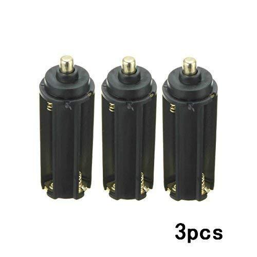 Cafurty Plastic 3xAAA Battery Adapter Tube 3pcs For 18650 Flashlight - 3 Pack - NewNest Australia