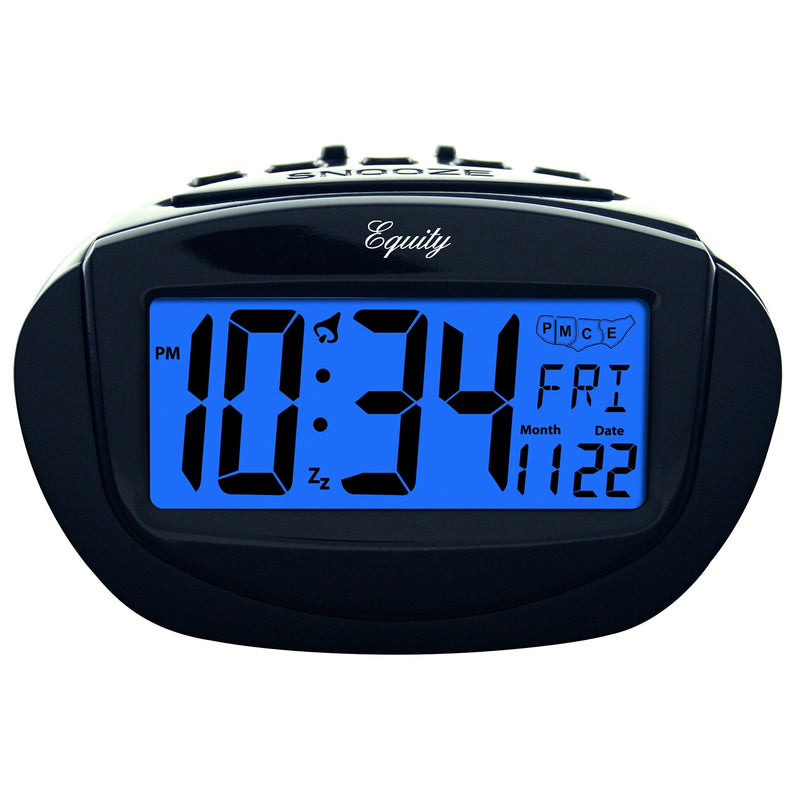 NewNest Australia - Equity by La Crosse 31022 Insta-Set LCD Alarm Clock 