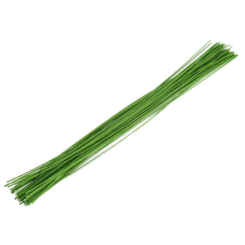 Decora 24 Gauge Green Floral Wire Green Paper-Wrapped Floral Stem Wires for Crafts 16 inch,50/Package - NewNest Australia