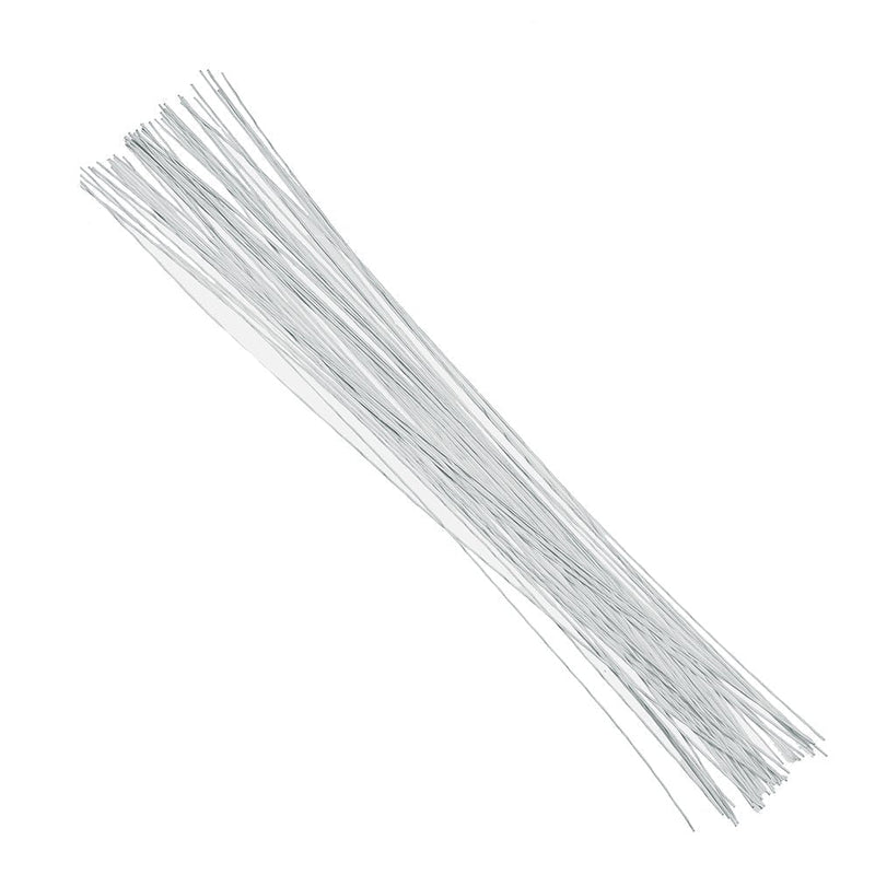 Decora 22 Gauge White Floral Wire 16 inch,50/Package - NewNest Australia