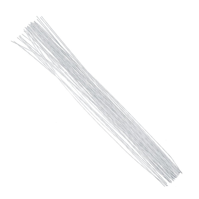 DECORA 20 Gauge White Floral Stem Wire 16 inch,50/Package AD054S1P50F - NewNest Australia