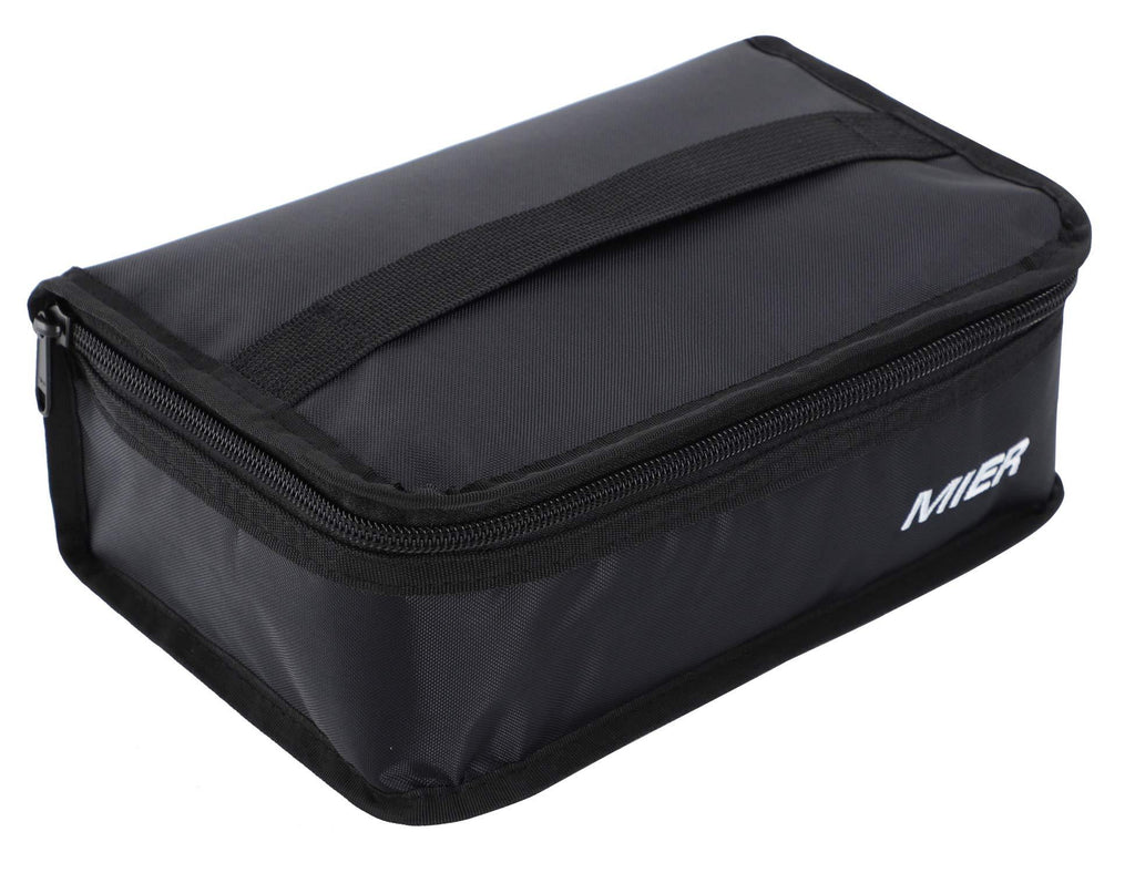 NewNest Australia - MIER Portable Thermal Insulated Cooler Bag Mini Lunch Bag for Kids, Black 