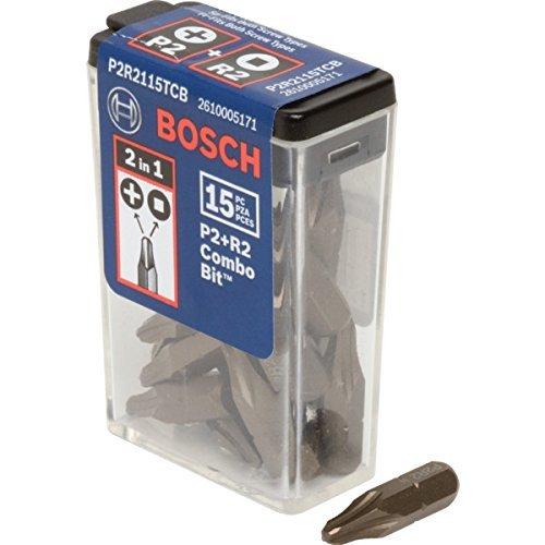 15 Pcs Bosch P2R2 Combo Bit - For Phillips, Square Drive And Combination Head Screws 1/4" Minimum Chuck Size Required Insert Screwdriver Drill Bit Set (Power Tool Accessories) - NewNest Australia