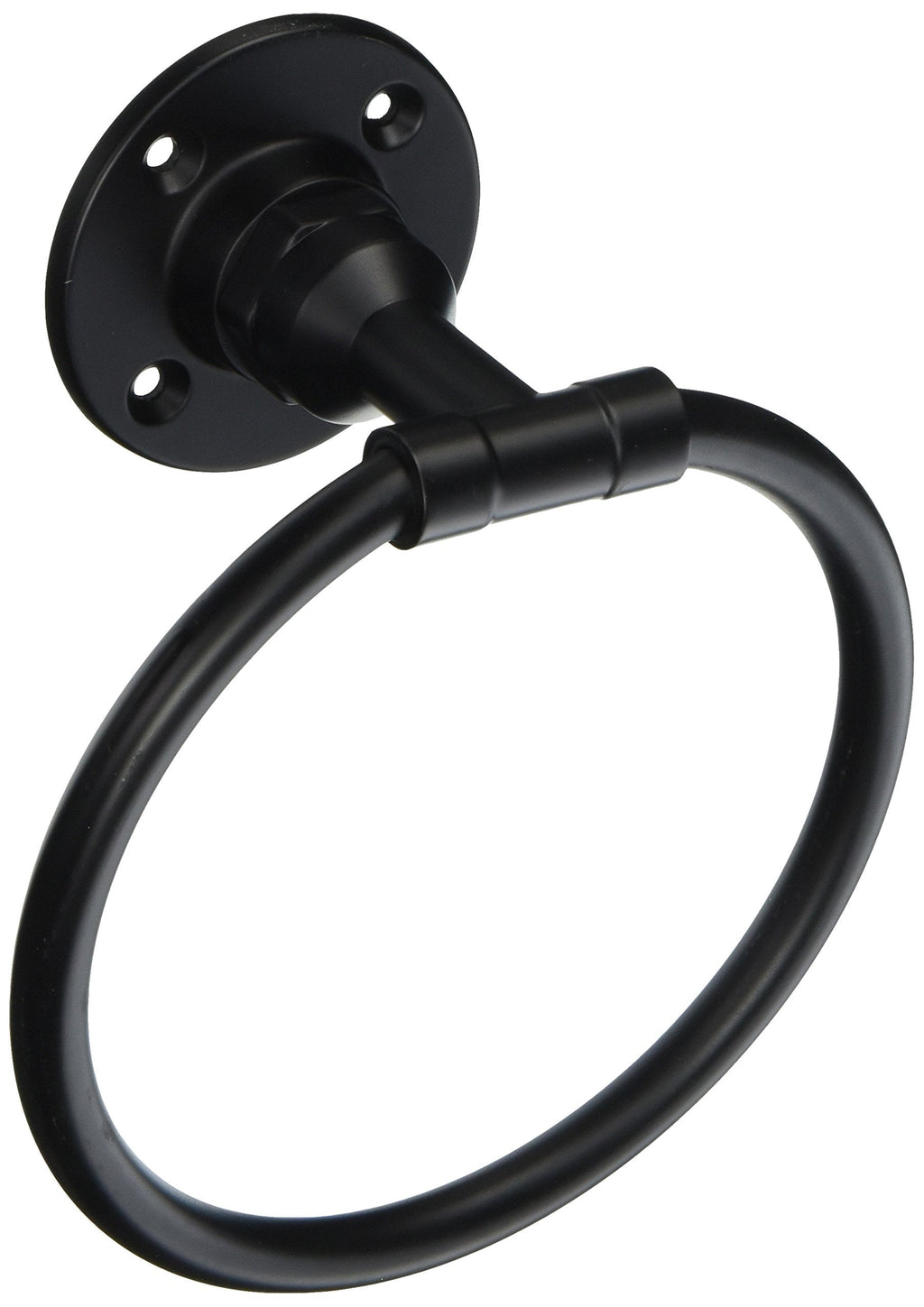 Design House 580670 Kimball Towel Ring, Satin Black - NewNest Australia