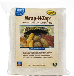 Pellon Interfacing Bulk Buy (2-Pack) Wrap N Zap Pure Natural Cotton Batting 45 inch x 36 inch WZ-45 One Pack - NewNest Australia