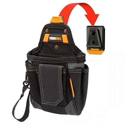 ToughBuilt - Warehouse Tool Pouch | 9 Pockets and Loops, Covered Cell Phone Holder, Tape Measure Clip, Notebook Holster, Premium Multi-Tool Organizer (Patented ClipTech Hub & Belts) - (TB-CT-32-A) - NewNest Australia