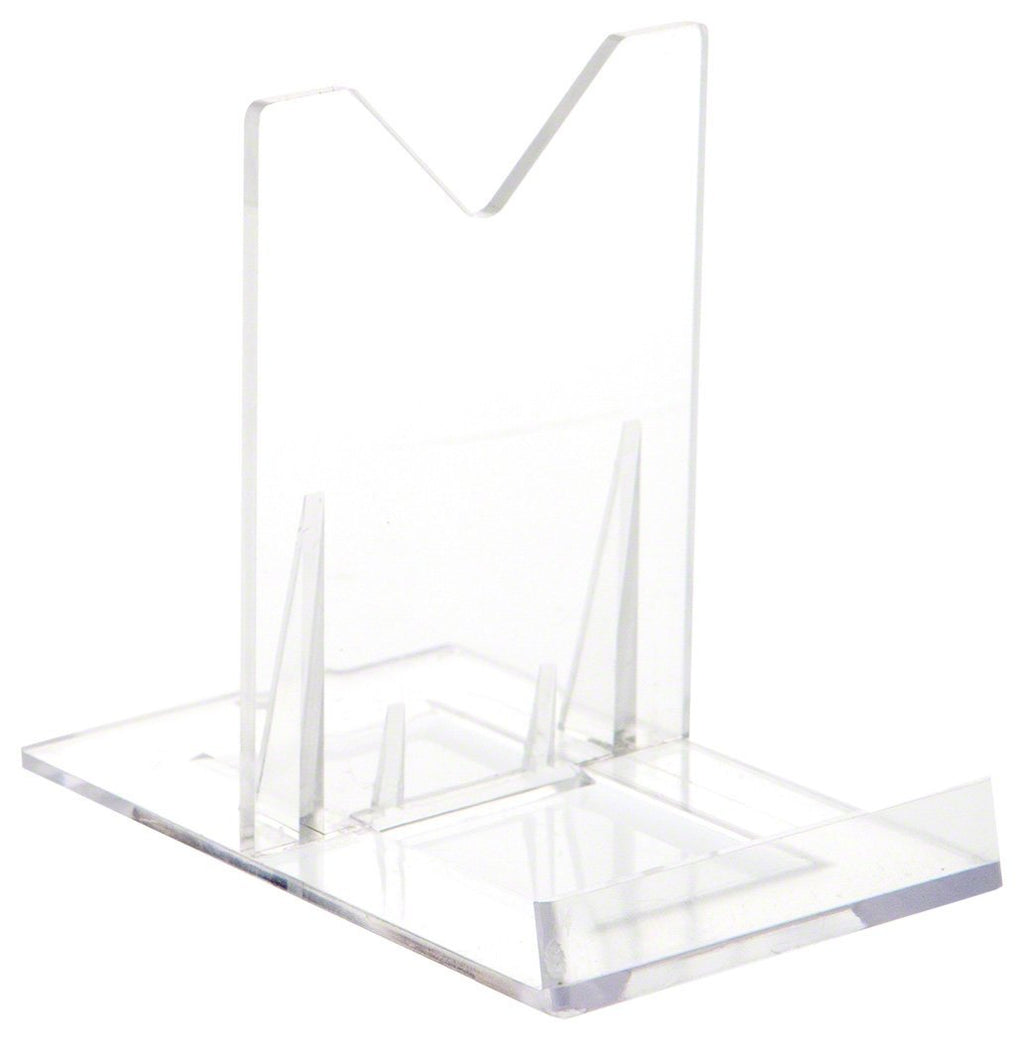 NewNest Australia - Plymor Clear Acrylic Sliding-Back Adjustable Display Easel, 3.125" H x 2.25" W x 3.5" D 1 3.125" x 2.25" x 3.5" 