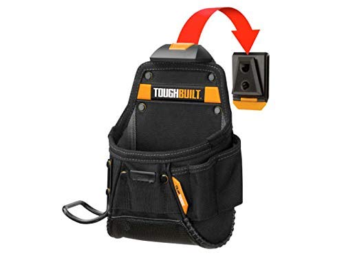 ToughBuilt - Project Pouch/Hammer Loop - Heavy-duty Construction, Custom Tape Measure Clip, 6 Pockets and Loops, Extreme-duty hammer loop (Patented ClipTech ™ Hub & Belts) - (TB-CT-24) - NewNest Australia