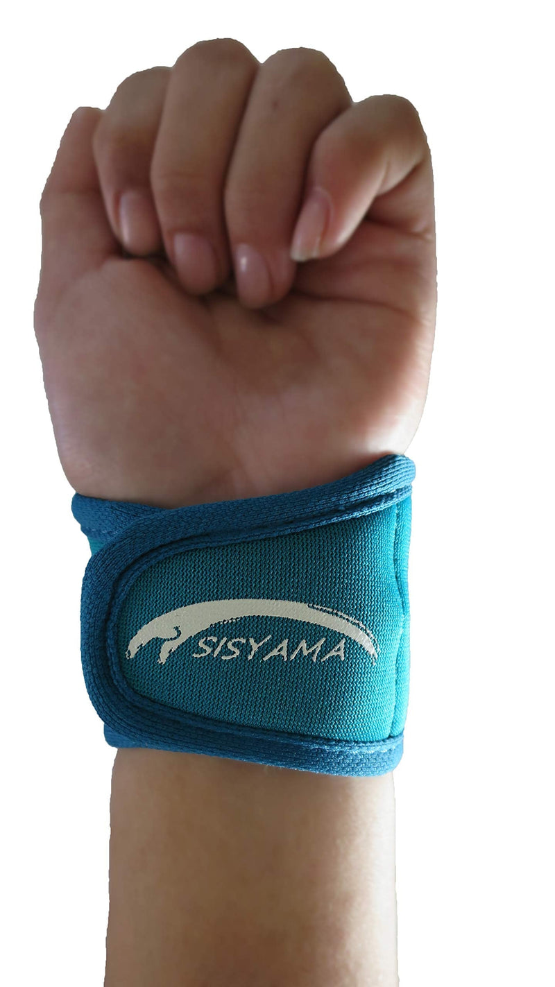 2x Adjustable Neoprene Wrist Support WristBands SIZE Men Women Youth Kid Small Petite 360° COMFORT FIT (Youth Teal) Youth Teal - NewNest Australia